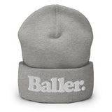 Baller Platinum Edition Cuffed Beanie - BALLER MERCH