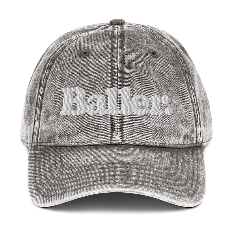 Baller Platinum Edition Signature Vintage Cap
